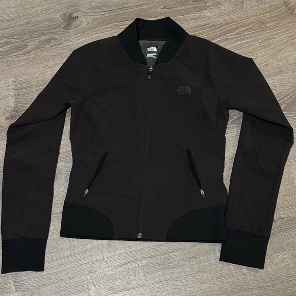 The North Face black Bomber Jacket Womens Small - Picture 2 of 8